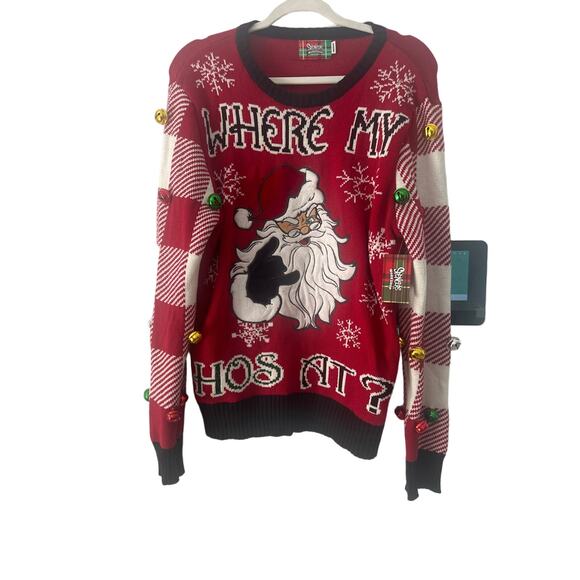 Christmas ugly sweater funny light up Cool Santa Sz M NEW
Batteries included - Picture 4 of 7